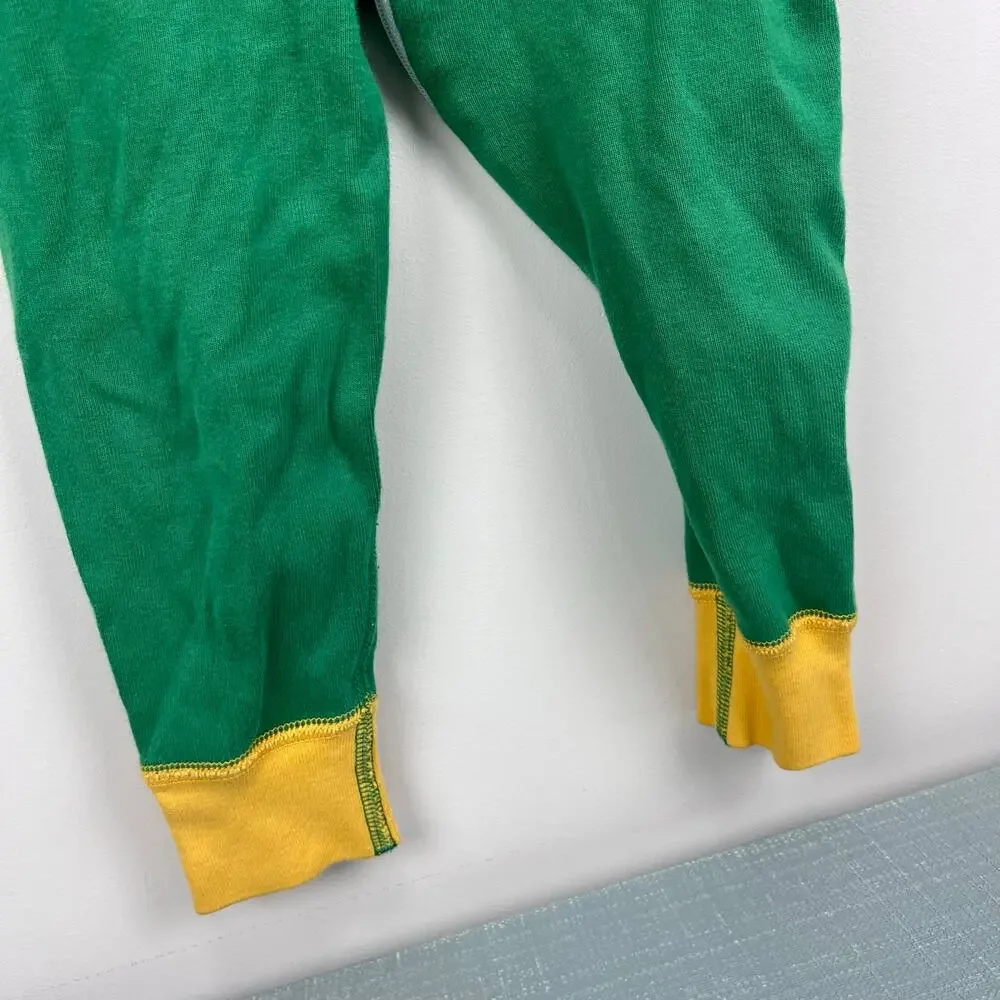 Hanna Andersson Green Elf HannaJams Sleeper Pajama 85 cm 2T